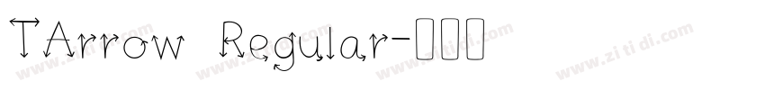 TArrow Regular字体转换